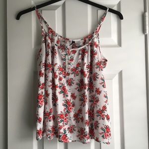 Floral tank top